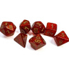 Sada kociek na RPG: Chessex - Glitter Ruby Gold (7 ks) Sada kociek na RPG: Chessex - Glitter Ruby Gold (7 ks)