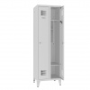 Dvojdverový školský šatník na nohách Sms 320 n color_body: RAL 7035, svetlošedá, color_door: RAL 7035, svetlošedá Dvojdverový školský šatník na nohách Sms 320 n color_body: RAL 7035, svetlošedá, color_door: RAL 7035, svetlošedá