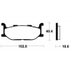 Brembo (Itálie) Predné brzdové doštičky Brembo - Yamaha T-MAX 500ccm - 01>03 Brembo (Itálie) Predné brzdové doštičky Brembo - Yamaha T-MAX 500ccm - 01>03