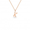 iZlato Forever Prívesok písmeno K s diamantom pre šťastie, ružové zlato IZBR995KR iZlato Forever Prívesok písmeno K s diamantom pre šťastie, ružové zlato IZBR995KR