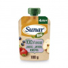 Sunar Bio vrecko Jablko jahoda borůvka 4m+ 110 g Sunar Bio vrecko Jablko jahoda borůvka 4m+ 110 g