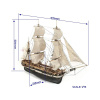 OCCRE HMS Terror 1:75 kit (KR-oc12004) OCCRE HMS Terror 1:75 kit (KR-oc12004)