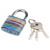 Extol Craft 77021 Zámok vysací liatinový farebný 38mm, 3 kľúče Extol Craft 77021 Zámok vysací liatinový farebný 38mm, 3 kľúče
