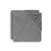 Jollein Poťah na prebaľovaciu podložku 50 x 70 cm 2 ks froté Storm Grey Jollein Poťah na prebaľovaciu podložku 50 x 70 cm 2 ks froté Storm Grey