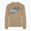 Detská mikina Nike Sportswear Standard Issue Crew-Neck v khaki farbe Detská mikina Nike Sportswear Standard Issue Crew-Neck v khaki farbe