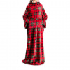 TV deka TARTAN s vzorovanými rukávmi 130x170 cm 750922 TV deka TARTAN s vzorovanými rukávmi 130x170 cm 750922