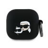 Karl Lagerfeld Silicone Karl&Choupette Head 3D (KLA4RUNKCHK) obal pre Apple AirPods 4 – Čierny Karl Lagerfeld Silicone Karl&Choupette Head 3D (KLA4RUNKCHK) obal pre Apple AirPods 4 – Čierny