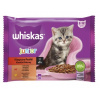 Whiskas Junior kuracie a hovädzie v šťave 4 × 85 g Whiskas Junior kuracie a hovädzie v šťave 4 × 85 g