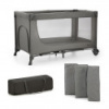 KINDERKRAFT Postieľka cestovná Joy 2 Dark grey KINDERKRAFT Postieľka cestovná Joy 2 Dark grey