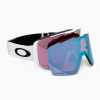 Lyžiarske okuliare Oakley Line Miner Pro M matte white/prizm rose/prizm sapphire Lyžiarske okuliare Oakley Line Miner Pro M matte white/prizm rose/prizm sapphire