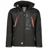 GEOGRAPHICAL NORWAY bunda pánska softshell TECHNO čierná XL GEOGRAPHICAL NORWAY bunda pánska softshell TECHNO čierná XL