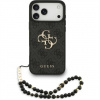 Guess PU 4G Metal Logo Strap kryt iPhone 17 Pro čierny 57983126971 Guess PU 4G Metal Logo Strap kryt iPhone 17 Pro čierny 57983126971
