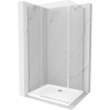 Mexen Roma, sprchovací kút 100 (dvere) x 70 (stena) cm, 6mm číre sklo, chrómový profil + slim sprchová vanička 5cm, 854-100-070-01-00-4010 Mexen Roma, sprchovací kút 100 (dvere) x 70 (stena) cm, 6mm číre sklo, chrómový profil + slim sprchová vanička 5cm, 854-100-070-01-00-4010