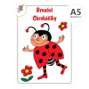 Omaľovanka A5 - Chrobáčiky Omaľovanka A5 - Chrobáčiky