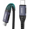Kábel SOUNIX USB-C - USB-C 2 m čierny Kábel SOUNIX USB-C - USB-C 2 m čierny