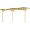 WEKA Drevená záhradná pergola 672 (4,3x3,7 m) - 12 x 12 cm prírodný WEKA Drevená záhradná pergola 672 (4,3x3,7 m) - 12 x 12 cm prírodný