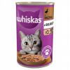 WHISKAS vlhké krmivo pre mačky s kačicou v želé, konzerva 400 g WHISKAS vlhké krmivo pre mačky s kačicou v želé, konzerva 400 g