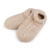 Pánska zimná domáca obuv s protišmykom - (vel. 43-46) béžová svetlá Pánska zimná domáca obuv s protišmykom - (vel. 43-46) béžová svetlá