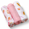 Bambusové plienky BabyOno Natural Bamboo ružové 3 kusy Bambusové plienky BabyOno Natural Bamboo ružové 3 kusy