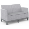Keter SCANDI FORMA 2 SEATER SOFA - Ash grey/Storm grey Keter SCANDI FORMA 2 SEATER SOFA - Ash grey/Storm grey