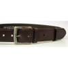 PENNYBELTS Kožený opasek 25-1-40 tmavě hnědý - 115 cm PENNYBELTS Kožený opasek 25-1-40 tmavě hnědý - 115 cm