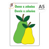Omaľovanka A5 - Ovocie a zelenina Omaľovanka A5 - Ovocie a zelenina