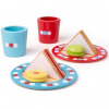 Bigjigs Toys Tyrkysové šaty so svetrom pre bábiku 38 cm Bigjigs Toys Tyrkysové šaty so svetrom pre bábiku 38 cm