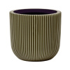 Kvetináč Capi Nature Groove Special Vase Ball zelený 23x21 cm Kvetináč Capi Nature Groove Special Vase Ball zelený 23x21 cm