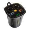 Dvojitá CL zásuvka s 3x USB+voltmetrom do držiaka nápojov Dvojitá CL zásuvka s 3x USB+voltmetrom do držiaka nápojov