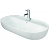 Duravit Luv umývadlo 80x40 cm oválny pultové umývadlo biela lesklá 0380800000 Duravit Luv umývadlo 80x40 cm oválny pultové umývadlo biela lesklá 0380800000