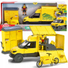 Dickie DHL zásielková doprava 25 cm žltá Dickie DHL zásielková doprava 25 cm žltá
