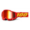 100% ACCURI 2 Goggle Red - Red Mirror Lens 100% ACCURI 2 Goggle Red - Red Mirror Lens