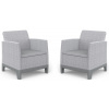 Keter SCANDI FORMA DUO SET - Ash grey/Storm grey Keter SCANDI FORMA DUO SET - Ash grey/Storm grey