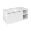 Sapho Sapho, LOREA skrinka 100x46x51,5cm (70+30Pcm), ľavá, biela matná, LE070-3131-L-11 Sapho Sapho, LOREA skrinka 100x46x51,5cm (70+30Pcm), ľavá, biela matná, LE070-3131-L-11