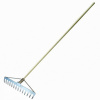 Hrable kovové zinkované vystužené 16 zubov, drevená násada 1500mm Hrable kovové zinkované vystužené 16 zubov, drevená násada 1500mm