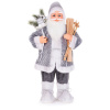 MagicHome Vianočná dekorácia Santa s lyžami 60 cm MagicHome Vianočná dekorácia Santa s lyžami 60 cm