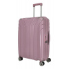 Travelite Elvaa 4w M Rosé kufor + kozmetická taštička zadarmo Travelite Elvaa 4w M Rosé kufor + kozmetická taštička zadarmo