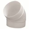 Ventilačné koleno okrúhle 45 stupňov pre potrubie fi150 mm PVC VENTS 691 Ventilačné koleno okrúhle 45 stupňov pre potrubie fi150 mm PVC VENTS 691