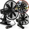 Ventilátor do auta 12V, silný, veľký, s klipom do zapaľovača Ventilátor do auta 12V, silný, veľký, s klipom do zapaľovača