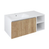 Sapho Sapho, LOREA skrinka 100x46x51,5cm (70+30Pcm), ľavá, dub Alabama/biela matná, LE070-2231-L-12 Sapho Sapho, LOREA skrinka 100x46x51,5cm (70+30Pcm), ľavá, dub Alabama/biela matná, LE070-2231-L-12