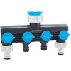 Rozbočovač AQUACRAFT® 550634, Premium, 4-way, Multi E, záhradný, na hadicu Rozbočovač AQUACRAFT® 550634, Premium, 4-way, Multi E, záhradný, na hadicu