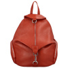 Dámsky kožený batoh tehlovočervený - ItalY Marnos červená Dámsky kožený batoh tehlovočervený - ItalY Marnos červená