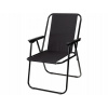 Záhradná stolička kovová MAT-COMPANY čierna
