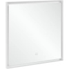 Villeroy & Boch Subway 3.0 zrkadlo 80x75 cm odĺžnikový s osvetlením biela A4638000 Villeroy & Boch Subway 3.0 zrkadlo 80x75 cm odĺžnikový s osvetlením biela A4638000