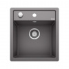 Blanco Dalago 45 Silgranitový drez, 46x50 cm, s ovládaním odtoku, sivá skala 518847 Blanco Dalago 45 Silgranitový drez, 46x50 cm, s ovládaním odtoku, sivá skala 518847