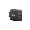 LENOVO napájecí adaptér Dual USB-C 65W GaN Charger Black - EU 40AW065BEU LENOVO napájecí adaptér Dual USB-C 65W GaN Charger Black - EU 40AW065BEU