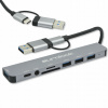 USB Hub Eurolook 8-portový USB-C s čítačkou SD kariet a USB 3.0 USB Hub Eurolook 8-portový USB-C s čítačkou SD kariet a USB 3.0
