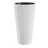 Prosperplast Květináč SANDY SLIM bílý 29,7 cm Prosperplast Květináč SANDY SLIM bílý 29,7 cm