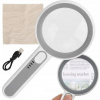 Verk 09204 Lupa s 16x LED osvetlením, 5x - 12x, biela Verk 09204 Lupa s 16x LED osvetlením, 5x - 12x, biela
