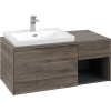 VILLEROY & BOCH Subway 3.0 závesná skrinka pod umývadlo (umývadlo vľavo), 2 zásuvky + regálový prvok, s LED osvetlením, 1001 x 516 x 422,5 mm, Stone Oak, C572L0RK VILLEROY & BOCH Subway 3.0 závesná skrinka pod umývadlo (umývadlo vľavo), 2 zásuvky + regálový prvok, s LED osvetlením, 1001 x 516 x 422,5 mm, Stone Oak, C572L0RK